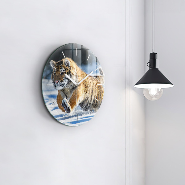 Orologio rotondo Tigre che salta