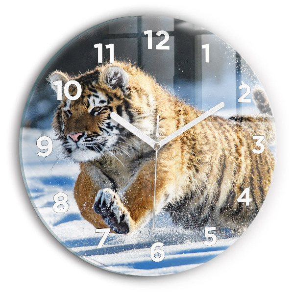 Orologio rotondo Tigre che salta