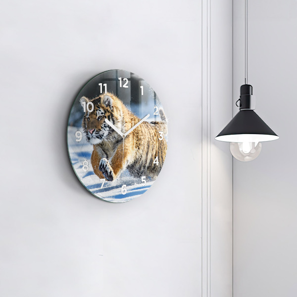 Orologio rotondo Tigre che salta
