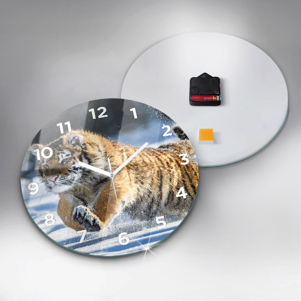 Orologio rotondo Tigre che salta