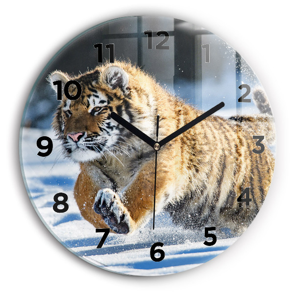 Orologio rotondo Tigre che salta