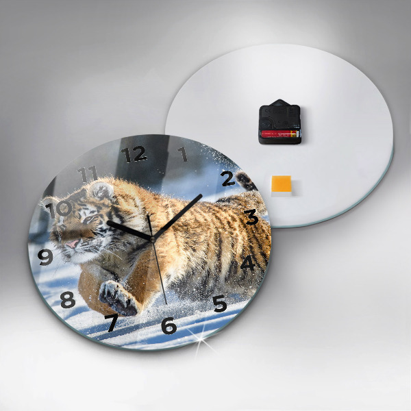 Orologio rotondo Tigre che salta