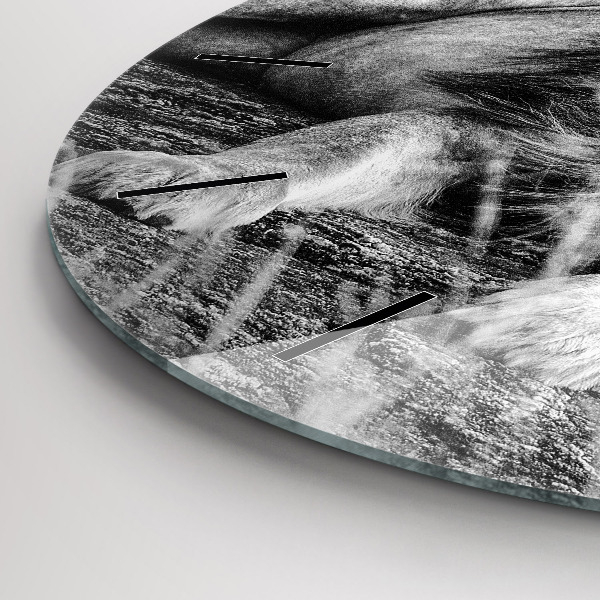 Orologio rotondo Astrazione - Leone