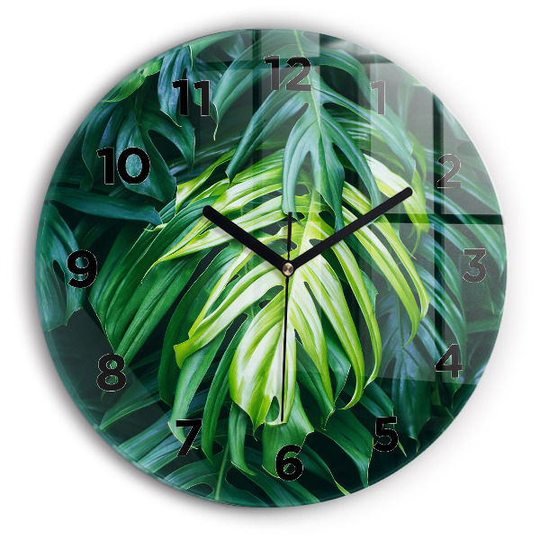 Orologio rotondo Il lato tropicale della natura