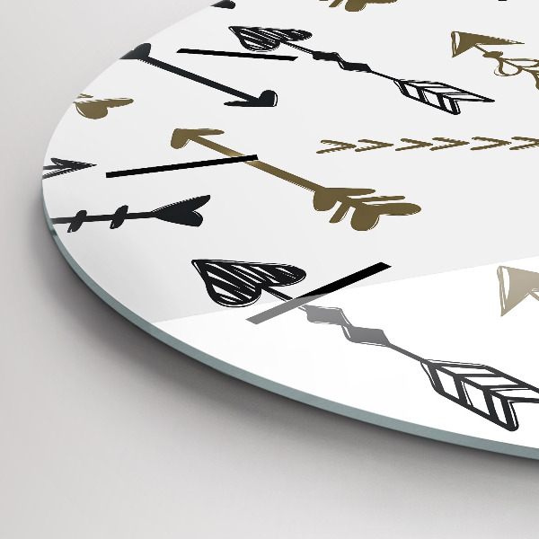 Orologio rotondo Motivo geometrico hipster
