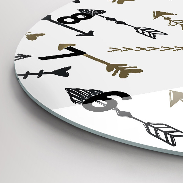 Orologio rotondo Motivo geometrico hipster