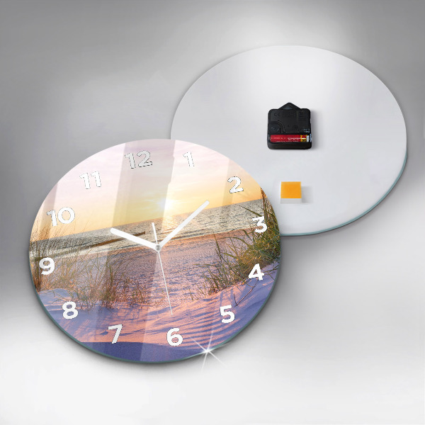 Orologio rotondo Mare soleggiato polacco