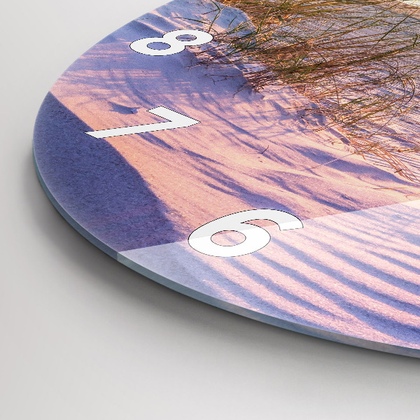 Orologio rotondo Mare soleggiato polacco