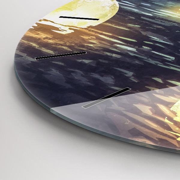 Orologio rotondo Astrazione