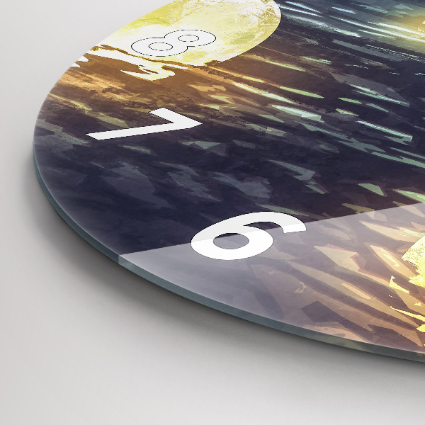 Orologio rotondo Astrazione