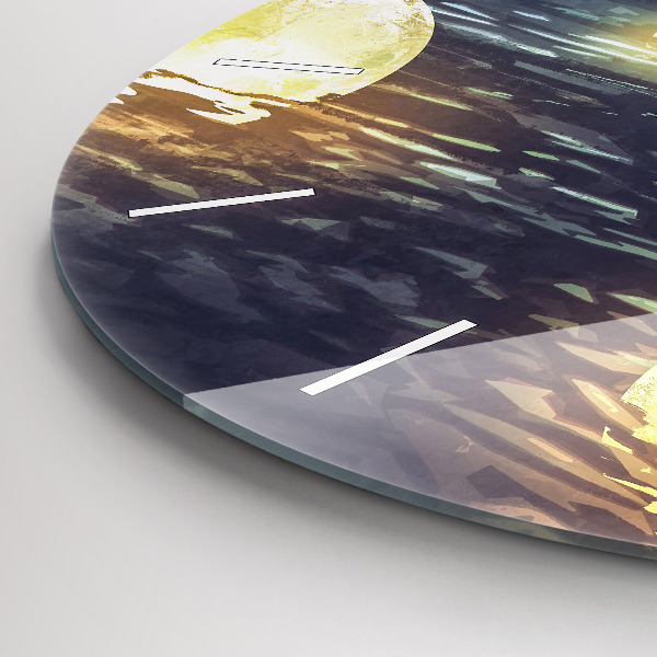 Orologio rotondo Astrazione