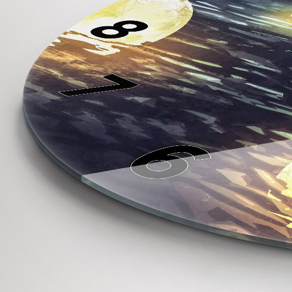 Orologio rotondo Astrazione