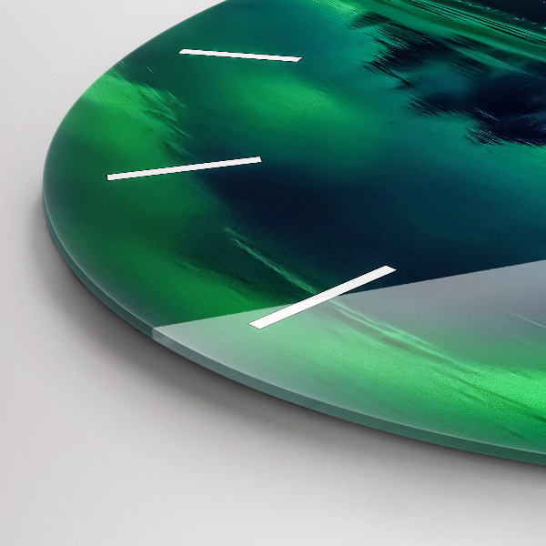 Orologio rotondo aurora boreale