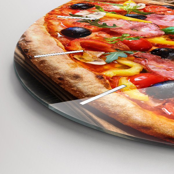 Orologio rotondo Il cuore culinario d'Italia