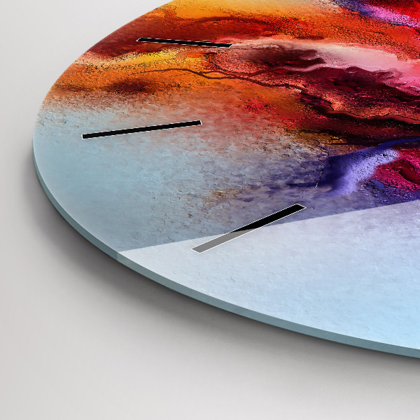 Orologio rotondo Vernice rovesciata