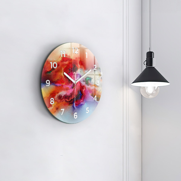 Orologio rotondo Vernice rovesciata