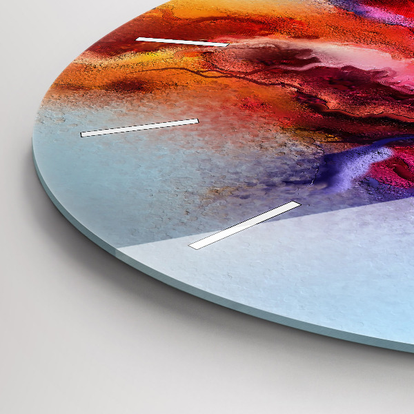 Orologio rotondo Vernice rovesciata