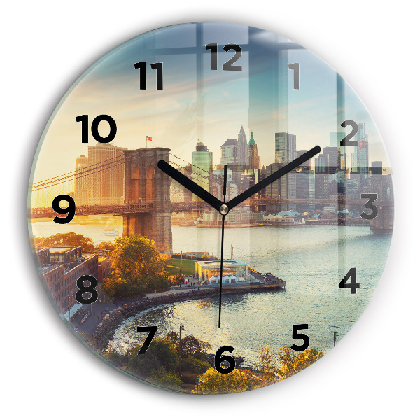 Orologio rotondo New York Manhattan