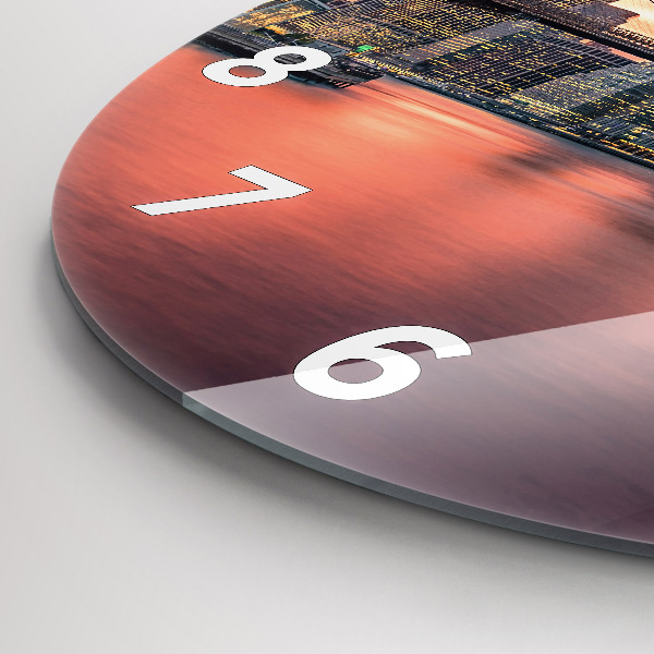 Orologio rotondo Fiume orientale di New York