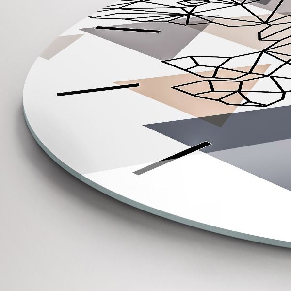 Orologio rotondo Modello geometrico