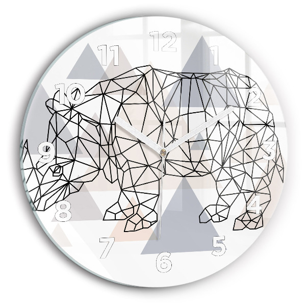 Orologio rotondo Modello geometrico