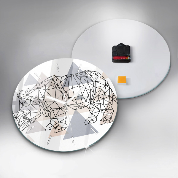 Orologio rotondo Modello geometrico