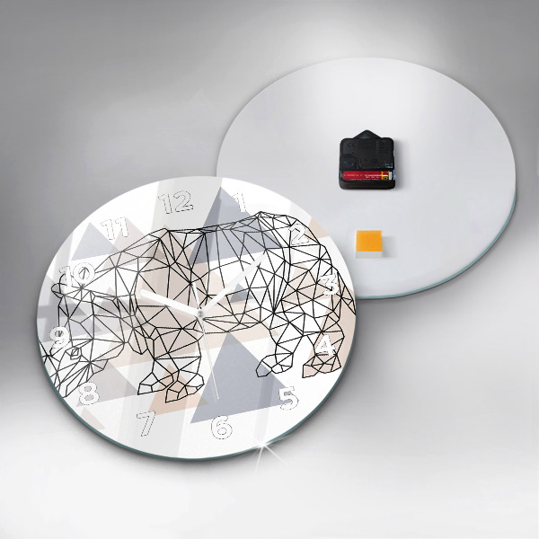 Orologio rotondo Modello geometrico