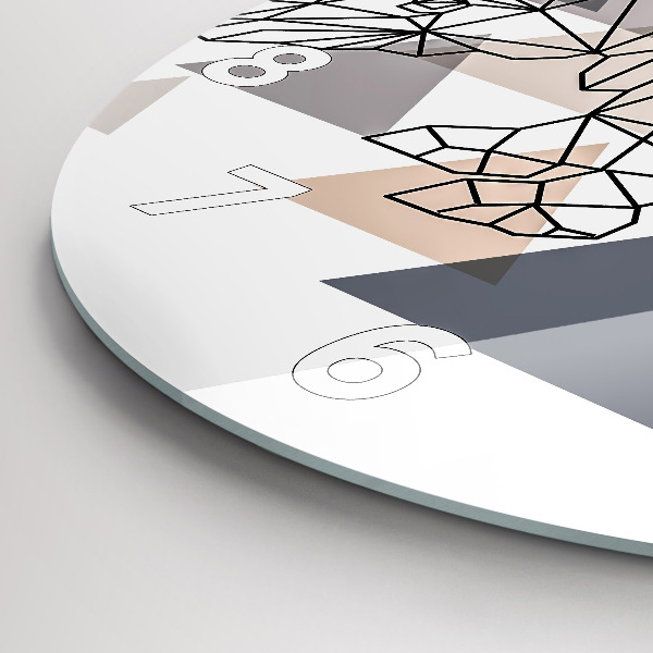 Orologio rotondo Modello geometrico