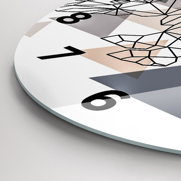 Orologio rotondo Modello geometrico