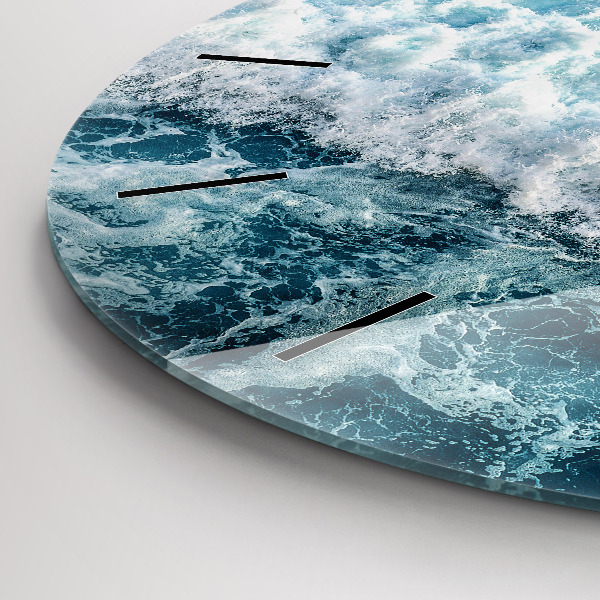 Orologio rotondo Onde dell'oceano