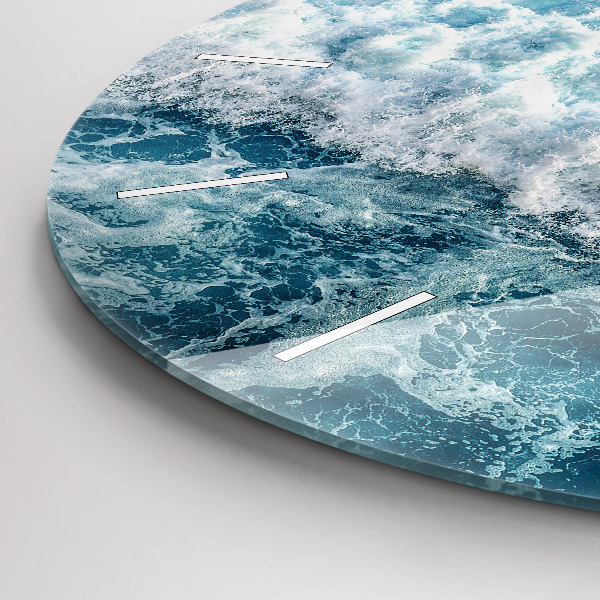 Orologio rotondo Onde dell'oceano
