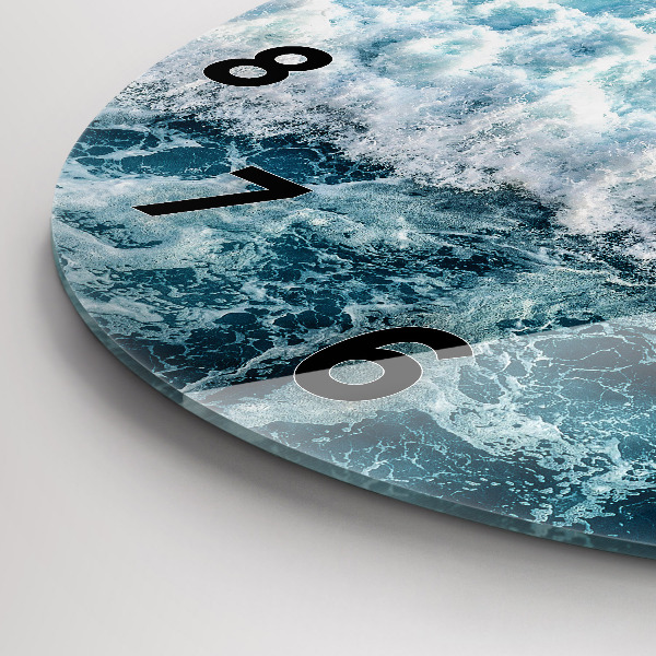 Orologio rotondo Onde dell'oceano