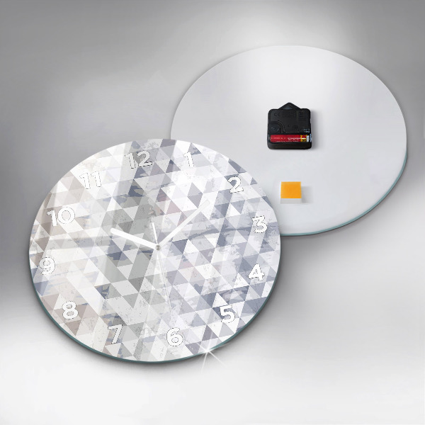 Orologio rotondo Motivo geometrico