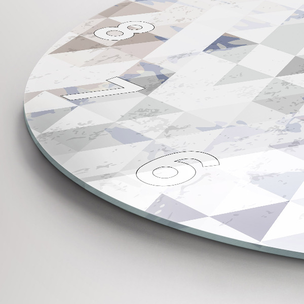 Orologio rotondo Motivo geometrico