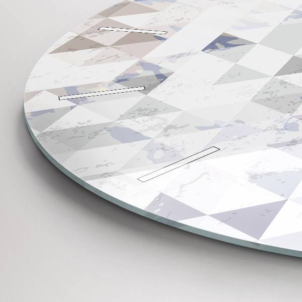 Orologio rotondo Motivo geometrico