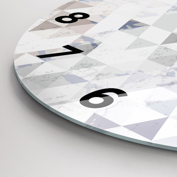 Orologio rotondo Motivo geometrico