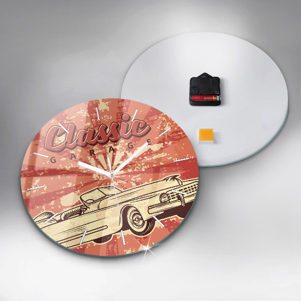 Orologio rotondo Auto d'epoca retrò
