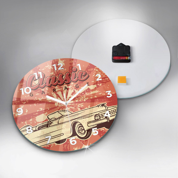 Orologio rotondo Auto d'epoca retrò