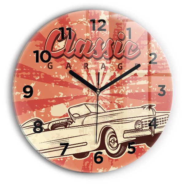 Orologio rotondo Auto d'epoca retrò