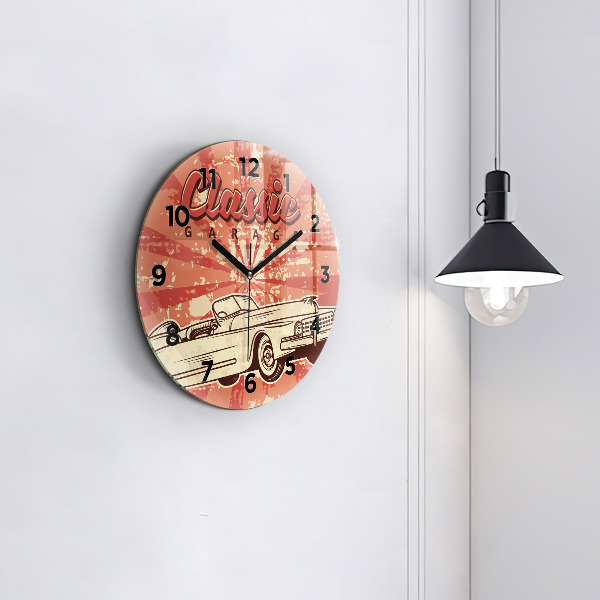 Orologio rotondo Auto d'epoca retrò
