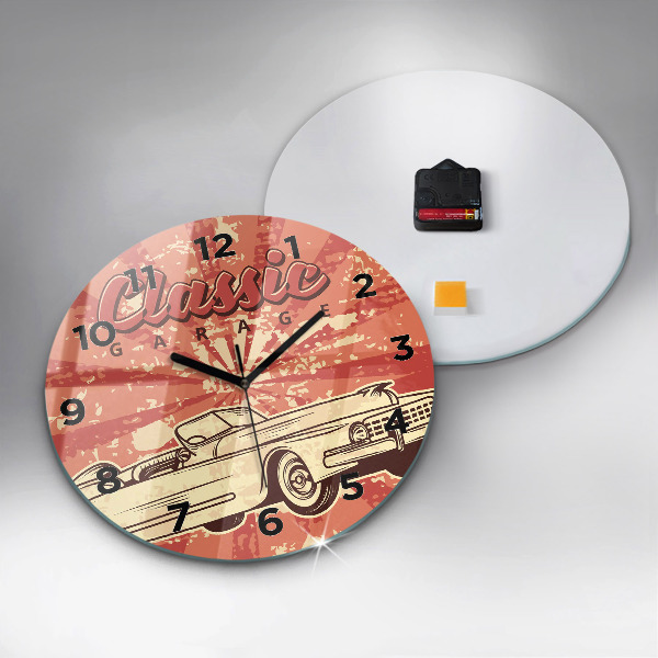 Orologio rotondo Auto d'epoca retrò