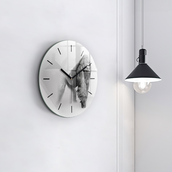 Orologio rotondo Collezione di arte animale