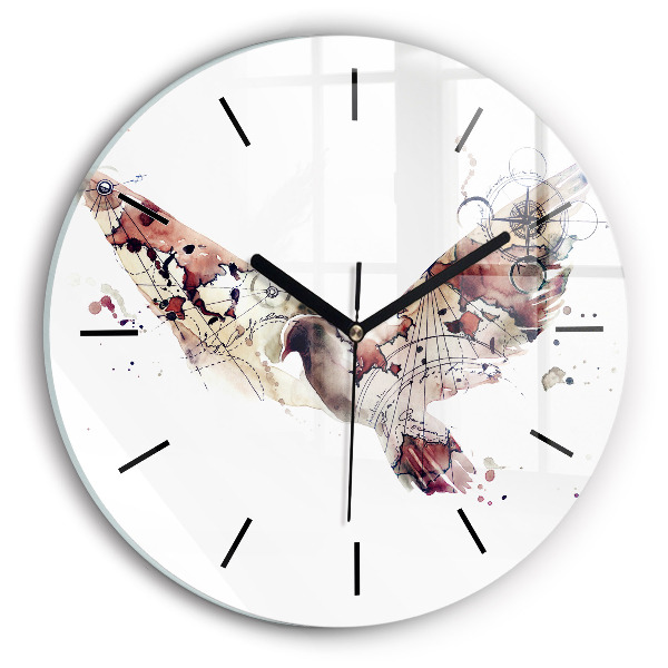 Orologio rotondo Vista astratta