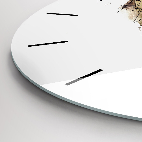 Orologio rotondo Vista astratta