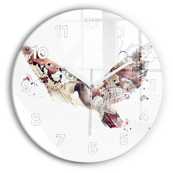 Orologio rotondo Vista astratta