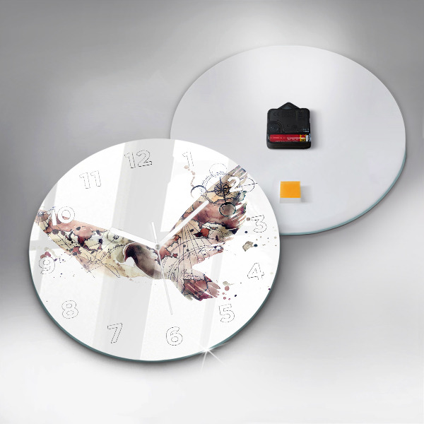 Orologio rotondo Vista astratta