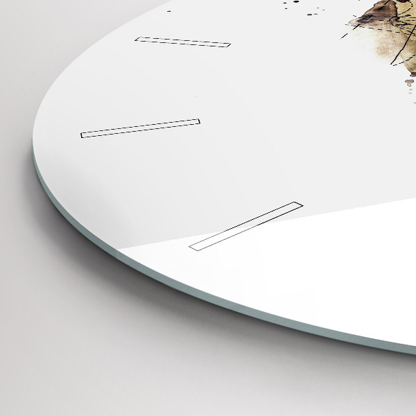 Orologio rotondo Vista astratta