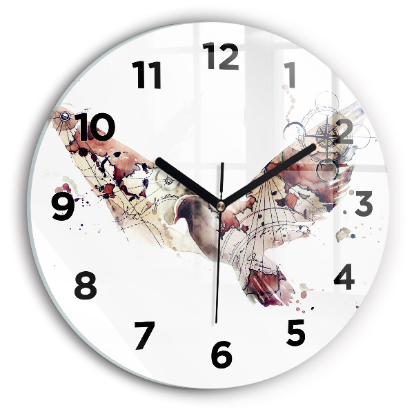 Orologio rotondo Vista astratta