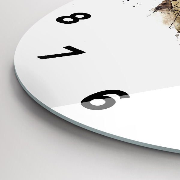 Orologio rotondo Vista astratta