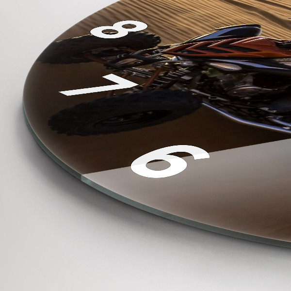 Orologio rotondo Quad nel deserto